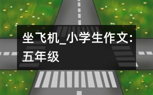 坐飛機_小學(xué)生作文:五年級