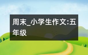 周末_小學生作文:五年級