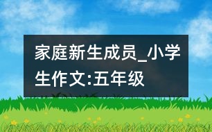 家庭新生成員_小學生作文:五年級