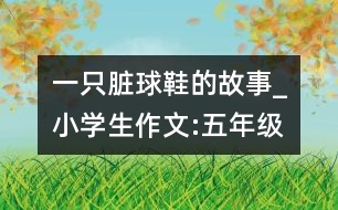 一只臟球鞋的故事_小學生作文:五年級