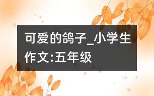 可愛的鴿子_小學生作文:五年級
