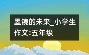 墨鏡的未來_小學(xué)生作文:五年級