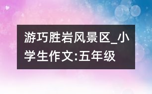 游巧勝巖風(fēng)景區(qū)_小學(xué)生作文:五年級
