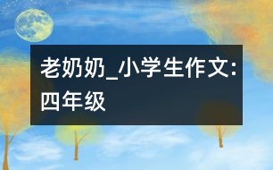老奶奶_小學生作文:四年級