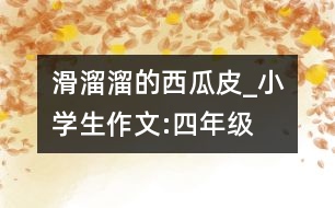 滑溜溜的西瓜皮_小學(xué)生作文:四年級(jí)