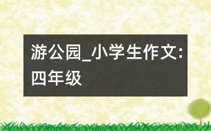 游公園_小學(xué)生作文:四年級