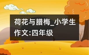 荷花與臘梅_小學生作文:四年級