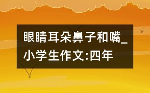 眼睛、耳朵、鼻子和嘴_小學(xué)生作文:四年級(jí)