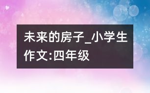 未來的房子_小學(xué)生作文:四年級
