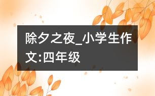 除夕之夜_小學(xué)生作文:四年級