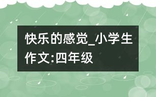 快樂的感覺_小學(xué)生作文:四年級(jí)