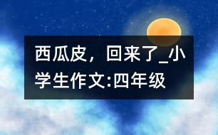 西瓜皮，回來了_小學生作文:四年級