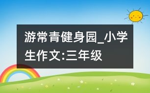 游常青健身園_小學生作文:三年級