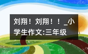 劉翔！劉翔??！_小學(xué)生作文:三年級(jí)