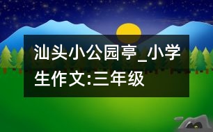 汕頭小公園亭_小學生作文:三年級