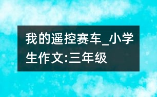 我的遙控賽車_小學(xué)生作文:三年級