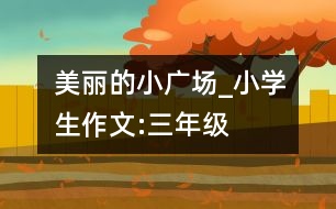 美麗的小廣場_小學生作文:三年級
