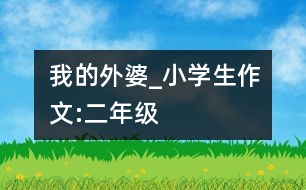 我的外婆_小學生作文:二年級