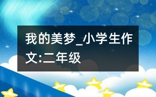 我的美夢_小學生作文:二年級