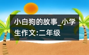 小白狗的故事_小學生作文:二年級