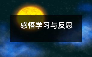 感悟學習與反思