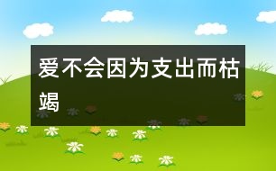 愛(ài)不會(huì)因?yàn)橹С龆萁?></p>										
													                    <P style=