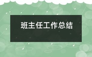 班主任工作總結