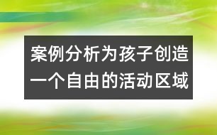 案例分析：為孩子創(chuàng)造一個自由的活動區(qū)域