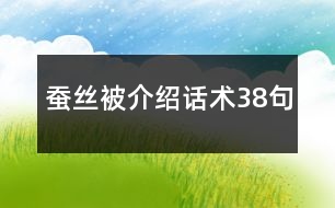 蠶絲被介紹話術38句