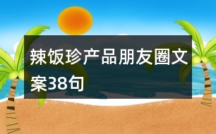 “辣飯珍”產品朋友圈文案38句