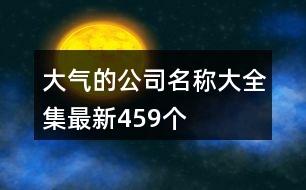 大氣的公司名稱(chēng)大全集最新459個(gè)