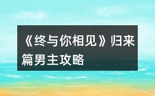 《終與你相見》歸來(lái)篇男主攻略