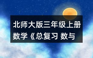 北師大版三年級上冊數(shù)學(xué)《總復(fù)習(xí) 數(shù)與代數(shù)》 9.森林醫(yī)生。