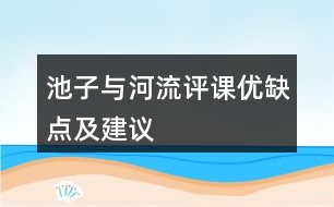 池子與河流評課優(yōu)缺點(diǎn)及建議