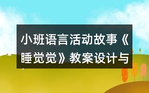 小班語言活動故事《睡覺覺》教案設(shè)計(jì)與教學(xué)反思