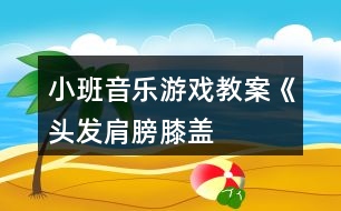 小班音樂游戲教案《頭發(fā)、肩膀、膝蓋、腳》反思
