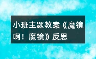 小班主題教案《魔鏡??！魔鏡》反思