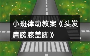 小班律動教案《頭發(fā)、肩膀、膝蓋、腳》教學設計反思
