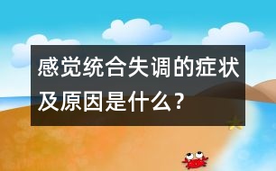 感覺統(tǒng)合失調(diào)的癥狀及原因是什么？