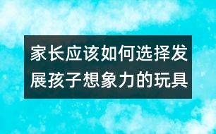 家長應(yīng)該如何選擇發(fā)展孩子想象力的玩具