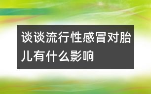 談?wù)劻餍行愿忻皩μ河惺裁从绊?></p>
<p> 流感是冬春季節(jié)流行的常見病,輕癥僅有鼻塞、流清涕、頭痛和咳嗽,重癥高熱、四肢酸痛,甚至引起其它并發(fā)癥。因?yàn)槿焉锲陂g特有的免疫耐受性使孕婦對疾病的抵抗力較一般人群低,是流感的易感人群。孕婦患流感出現(xiàn)并發(fā)癥的機(jī)率較一般人群高,由于妊娠期用藥受限,致使流感有時不能及時控制。</p><p> 孕婦患流感時,對胚胎或胎兒可能有以下影響:</p><p> 1、流產(chǎn)、早產(chǎn)、死胎發(fā)生率高對流產(chǎn)的胎兒組織進(jìn)行分離培養(yǎng),發(fā)現(xiàn)死胎的許多重要器官里都生存著大量的病毒,正是這些病毒破壞了胎兒組織的正常發(fā)育,帶來致命的損害。被感染的胎兒月齡愈小,出現(xiàn)的危害則愈大。另外,流感可引起高熱、毒血癥、缺氧、脫水、酸中毒,這些情況可能給母體以巨大的損傷,也可能影響胎盤,影響胎兒的血液循環(huán)和氧氣供應(yīng),最終影響胎兒的發(fā)育。</p><p> 2、導(dǎo)致胎兒畸形動物實(shí)驗(yàn)表明:在胎兒前神經(jīng)管閉合階段如果母體高熱,可致無腦兒發(fā)生。在人體亦有類似報道,所以妊娠前3月內(nèi)嚴(yán)重的病毒感冒、高熱、胎兒畸形的發(fā)生率高。</p><p> 3、對新生兒的危害如果母親在產(chǎn)前患流感,很容易把病毒傳染給胎兒,而致新生兒的發(fā)病,后者發(fā)病迅速,往往有并發(fā)癥,而且極易惡化。</p><p> 孕期尤其妊娠早期患流感可能對胚胎或胎兒有致命影響,所以孕婦要特別注意預(yù)防流感。孕婦預(yù)防流感應(yīng)該從以下幾個方面入手:</p><p> 1、孕婦要盡量避免去擁擠、熱鬧、人多的公共場所,因?yàn)橐环矫孢@些地方空氣污濁,影響胎兒的氧氣供應(yīng);另一方面,公共場所病原微生物的密度遠(yuǎn)遠(yuǎn)高于其它地區(qū),尤其在流感流行期間,而孕婦抵抗力差,很容易傳染上疾病。</p><p> 2、外出時應(yīng)戴口罩,常用淡鹽水漱口,室內(nèi)要注意空氣流通,保持清潔,如周圍有流感病人應(yīng)給予室內(nèi)空氣消毒。</p><p> 3、生活要有規(guī)律,不要過于勞累,應(yīng)保證睡眠每天在10小時左右,飲食多樣化,不要偏食,多食新鮮蔬菜水果以及足量蛋白質(zhì)食物。</p><p> 4、加強(qiáng)體育鍛煉,多做戶外活動,多曬太陽,提高機(jī)體對氣候變化的適應(yīng)性。</p><p> 為了提高我國的人口素質(zhì),防止出生缺陷,對于能引起高熱及其它并發(fā)癥的流感,應(yīng)特別給予注意。尤其在妊娠早期,胎兒的器官及神經(jīng)系統(tǒng)處在分化、發(fā)育階段,應(yīng)高度警惕先天發(fā)育異常的發(fā)生。 (蔡艷) </p> </div>
</div>
</div>
<div id=