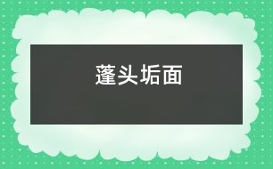 蓬頭垢面
