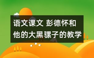 語文課文 彭德懷和他的大黑騾子的教學(xué)設(shè)計 課后習(xí)題答案
