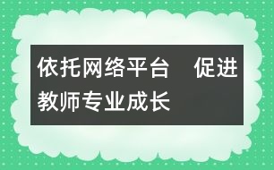 依托網(wǎng)絡(luò)平臺(tái)　促進(jìn)教師專業(yè)成長