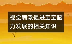 視覺刺激促進寶寶腦力發(fā)展的相關(guān)知識