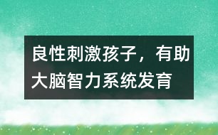 良性刺激孩子，有助大腦智力系統(tǒng)發(fā)育