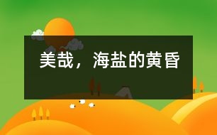 美哉，海鹽的黃昏
