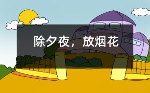 除夕夜，放煙花