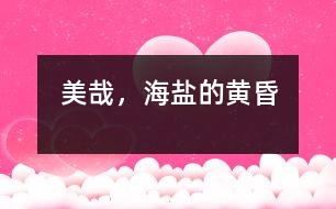 美哉，海鹽的黃昏