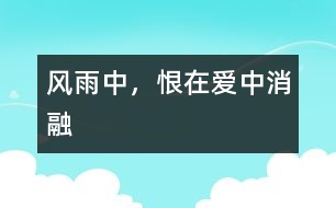 風雨中，恨在愛中消融